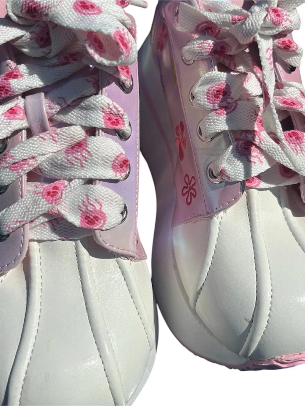 DOLLS KILL x SPONGEBOB PLATFORM SNEAKERS SZ 9 WOMEN
